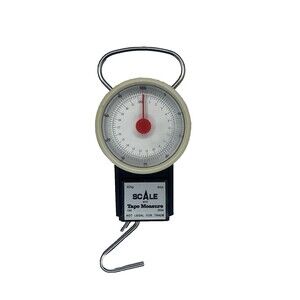 Fishing Scale Eagle Claw 04070-003 Fishing Scale Dial 50lb + Tape Measure